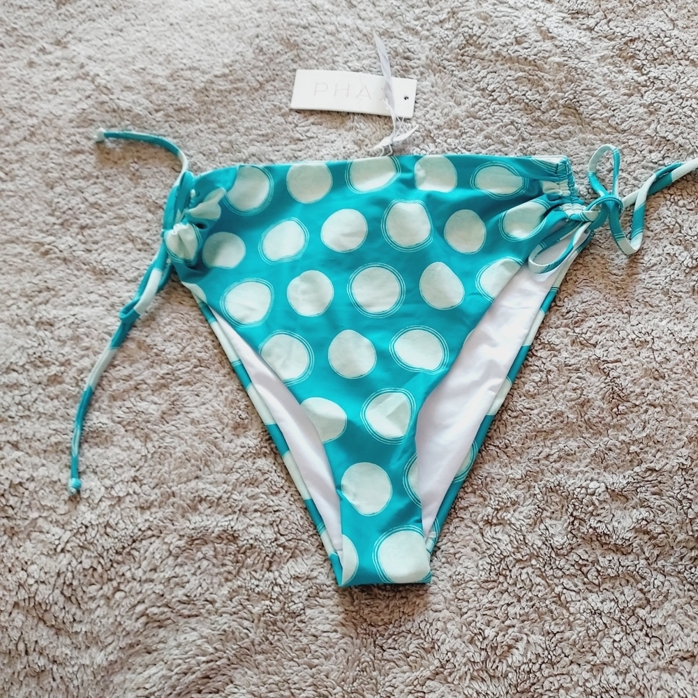 PHAX Dots High Waisted Bikini Bottom Sz-M
